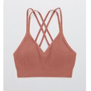 Aerie Strappy Seamless Bralette in Meadow Bound